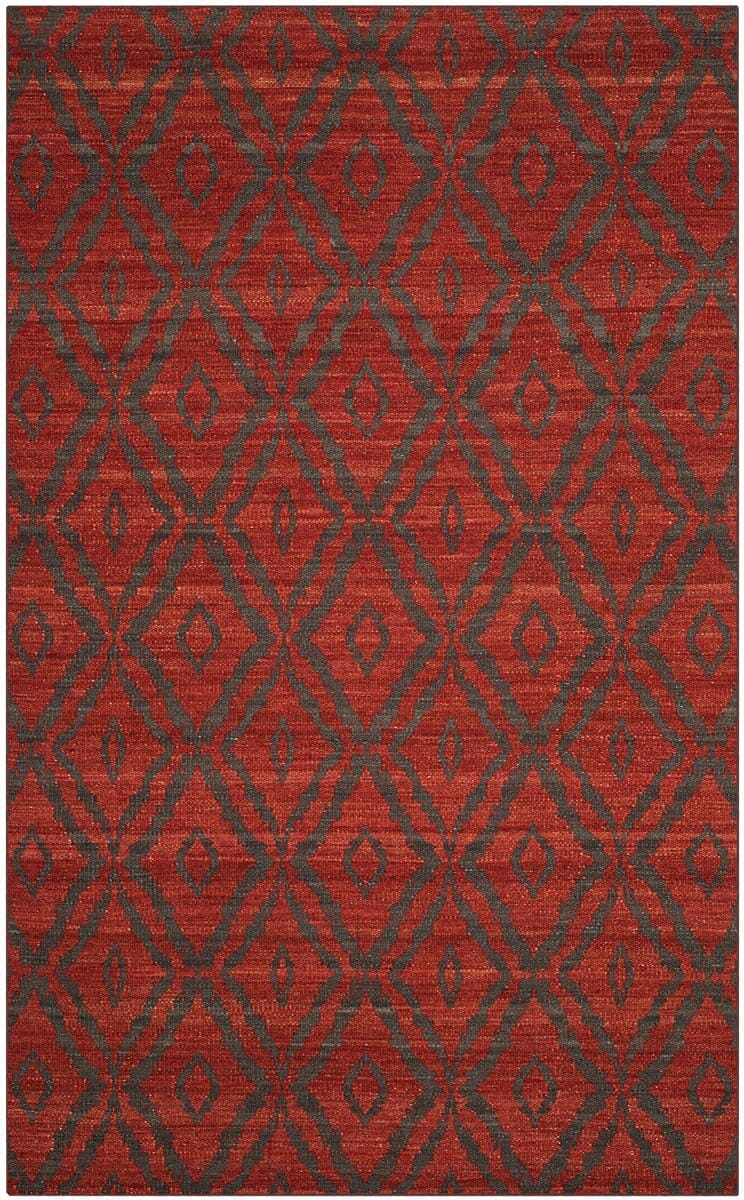 Safavieh Kilim Klm215B Rust / Grey Geometric Area Rug