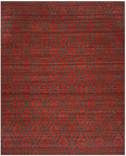 Safavieh Kilim Klm215B Rust / Grey Geometric Area Rug