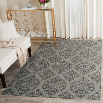 Safavieh Kilim Klm224A Grey / Dark Grey Damask Area Rug