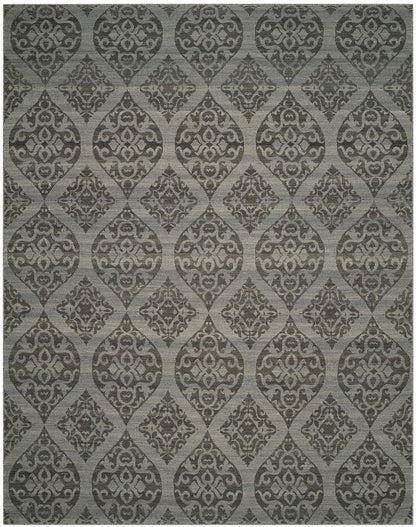 Safavieh Kilim Klm224A Grey / Dark Grey Damask Area Rug