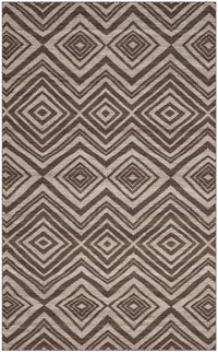 Safavieh Kilim Klm241A Grey / Light Grey Geometric Area Rug