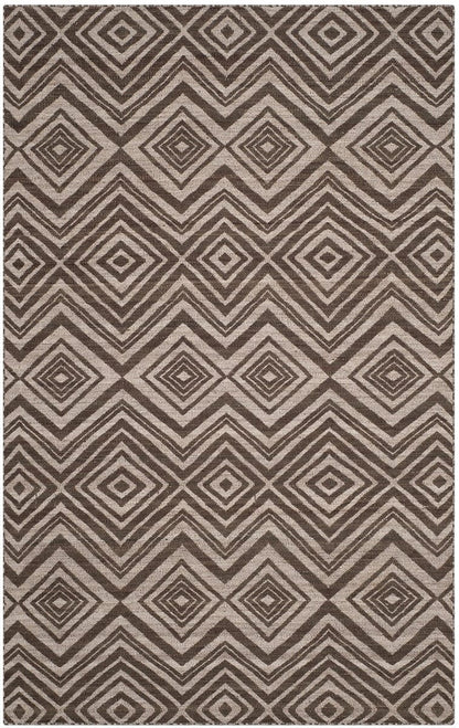 Safavieh Kilim Klm241A Grey / Light Grey Geometric Area Rug