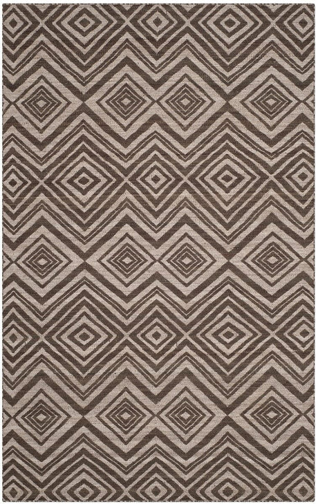 Safavieh Kilim Klm241A Grey / Light Grey Rugs.