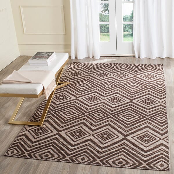 Safavieh Kilim Klm241A Grey / Light Grey Geometric Area Rug