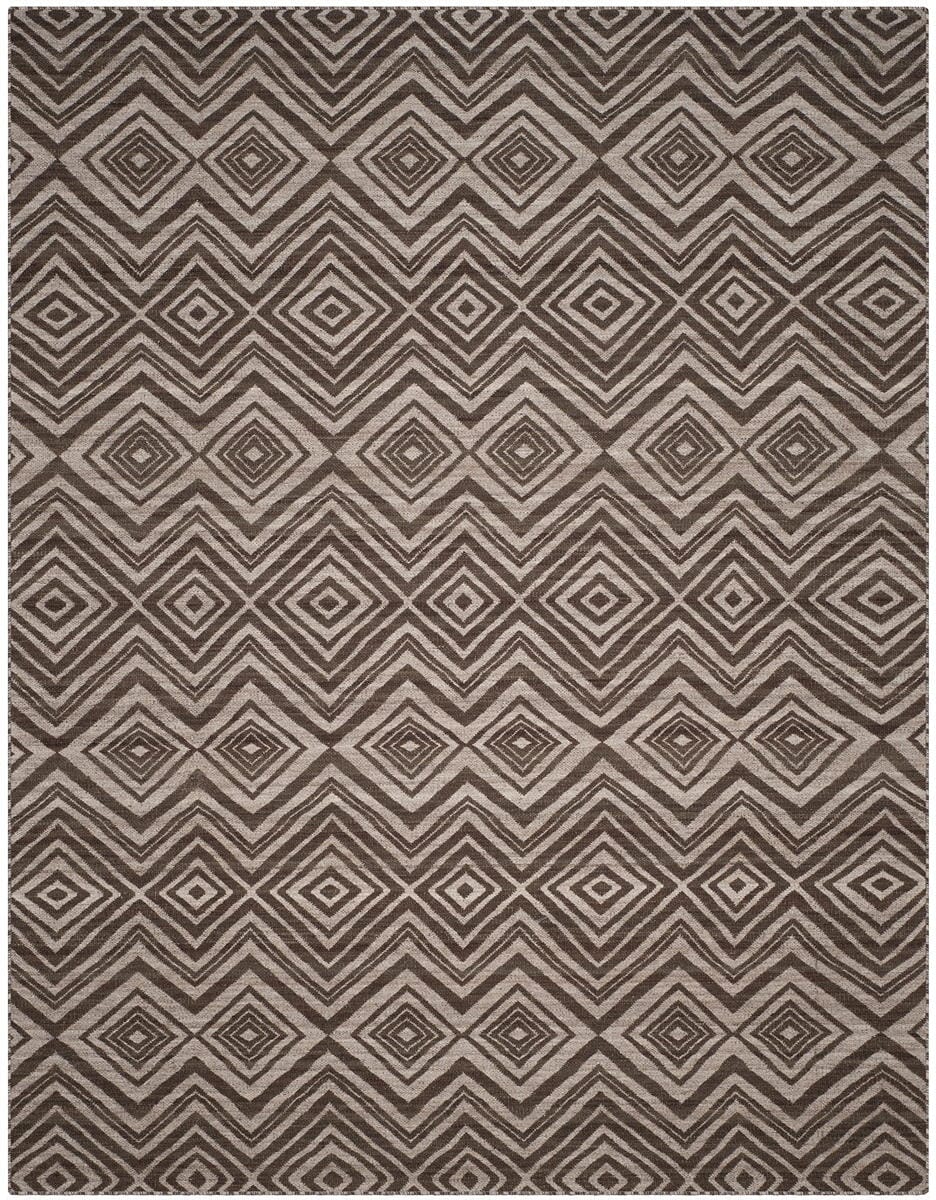 Safavieh Kilim Klm241A Grey / Light Grey Geometric Area Rug