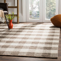 Safavieh Kilim Klm351A Light Grey / Brown Striped Area Rug