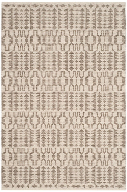 Safavieh Kilim Klm352A Ivory / Grey Geometric Area Rug