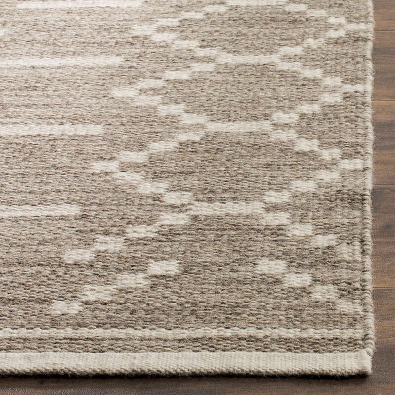 Safavieh Kilim Klm353A Grey / Ivory Moroccan Area Rug