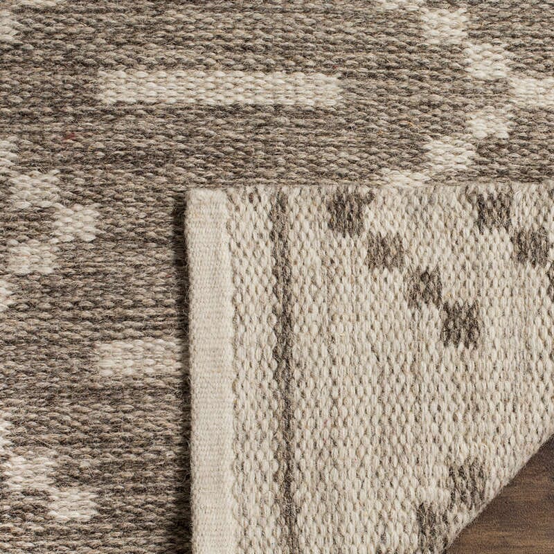 Safavieh Kilim Klm353A Grey / Ivory Moroccan Area Rug