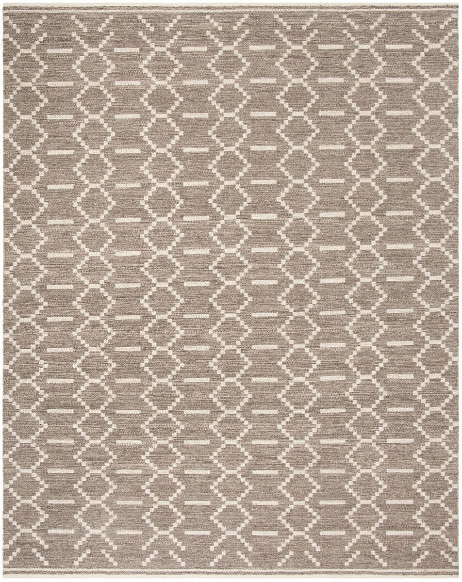 Safavieh Kilim Klm353A Grey / Ivory Moroccan Area Rug