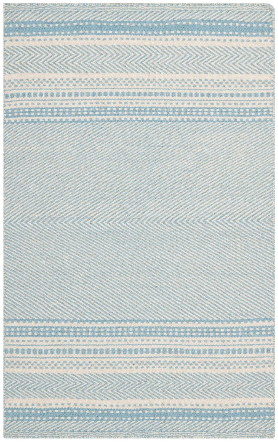 Safavieh Kilim Klm419A Light Blue / Ivory Area Rug