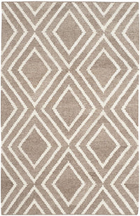 Safavieh Kilim Klm516A Ivory / Grey Geometric Area Rug