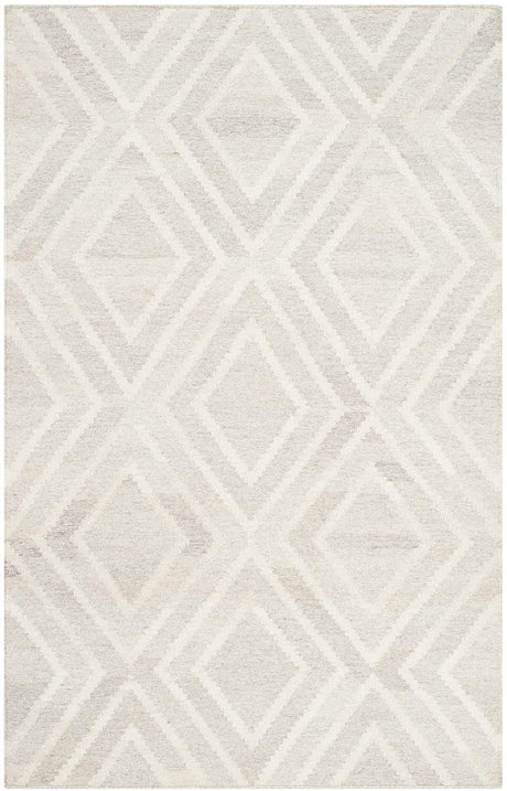 Safavieh Kilim Klm516C Ivory / Light Grey Rugs.