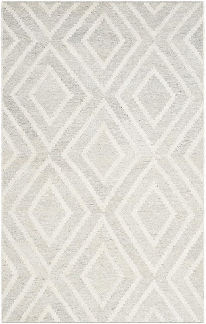 Safavieh Kilim Klm516D Ivory / Dark Grey Geometric Area Rug