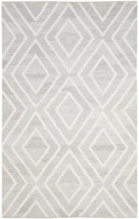 Safavieh Kilim Klm516D Ivory / Dark Grey Geometric Area Rug