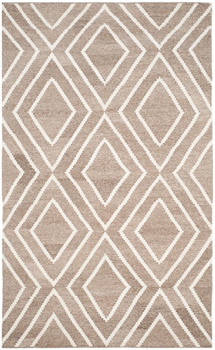 Safavieh Kilim Klm516E Ivory / Grey Geometric Area Rug