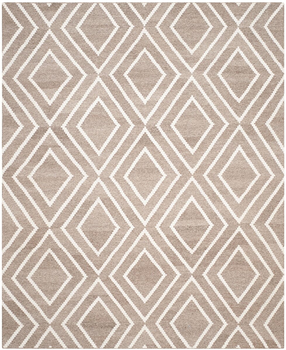 Safavieh Kilim Klm516E Ivory / Grey Geometric Area Rug