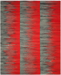 Safavieh Kilim Klm819C Red / Charcoal Area Rug