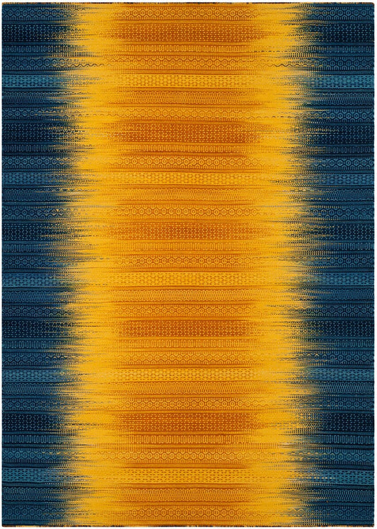 Safavieh Kilim Klm821B Dark Blue / Yellow Area Rug