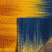 Safavieh Kilim Klm821B Dark Blue / Yellow Area Rug