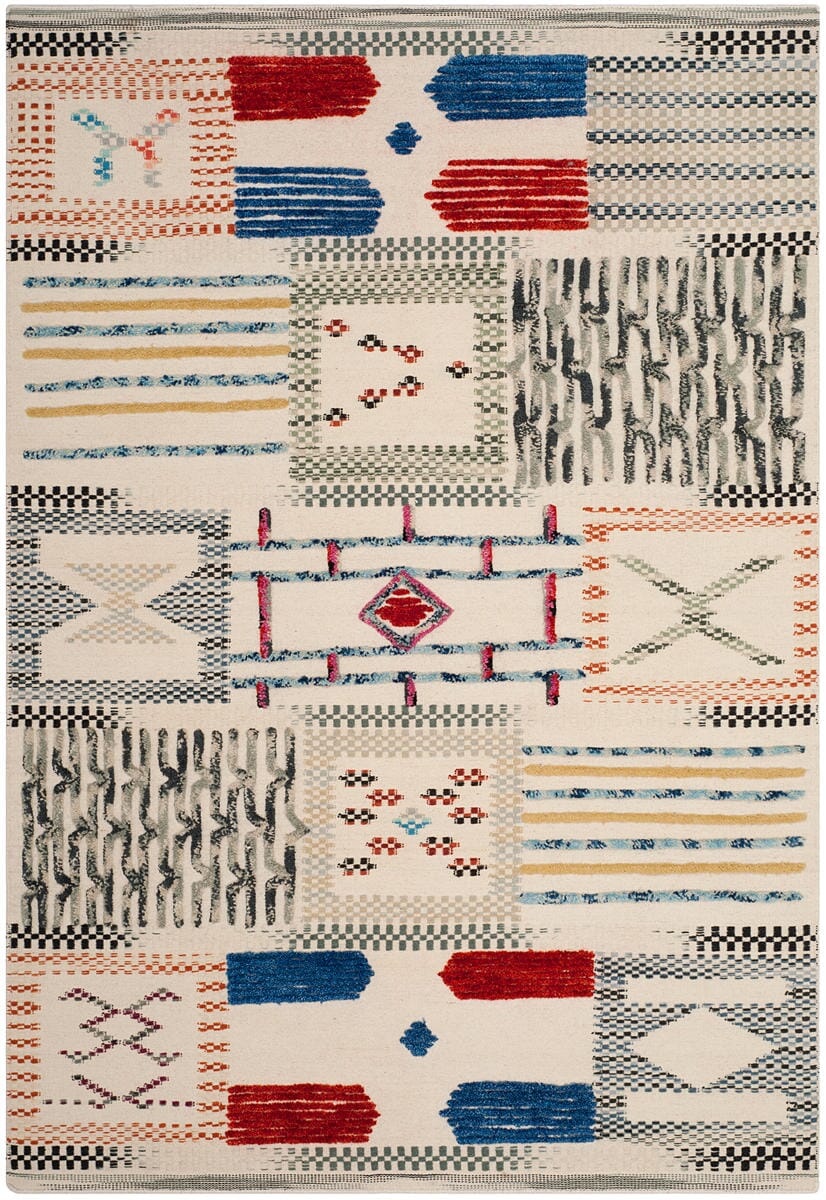 Safavieh Kilim Klm824A Ivory / Multi Novelty Area Rug