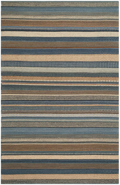 Safavieh Kilim Klm951A Blue Striped Area Rug