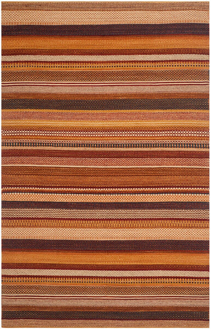 Safavieh Kilim Klm951B Rust Striped Area Rug