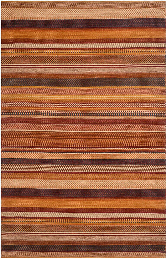 Safavieh Kilim Klm951B Rust Striped Area Rug