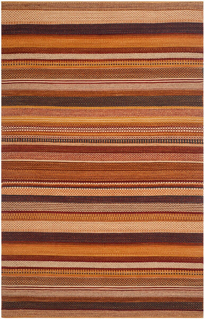 Safavieh Kilim Klm951B Rust Striped Area Rug