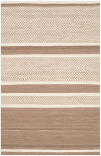 Safavieh Kilim Klm952B Brown / Ivory Striped Area Rug