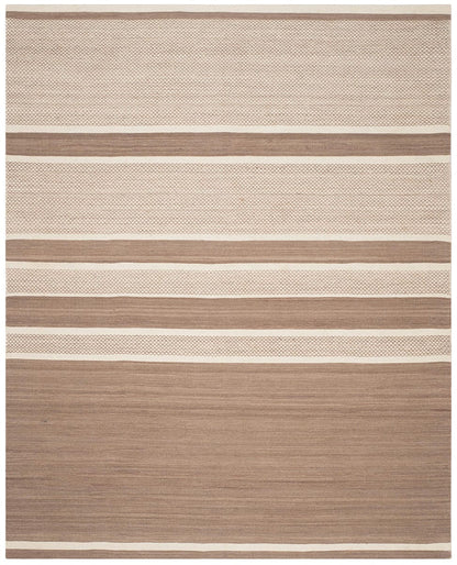 Safavieh Kilim Klm952B Brown / Ivory Striped Area Rug