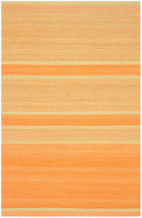 Safavieh Kilim Klm952D Orange / Lime Striped Area Rug