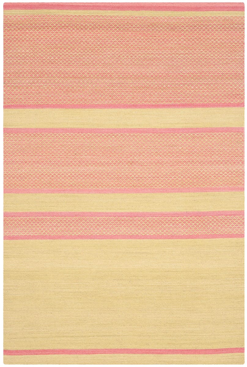 Safavieh Kilim Klm952E Lime / Pink Striped Area Rug