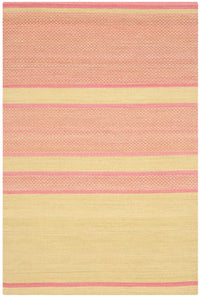 Safavieh Kilim Klm952E Lime / Pink Striped Area Rug