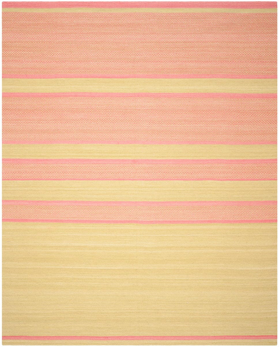 Safavieh Kilim Klm952E Lime / Pink Striped Area Rug