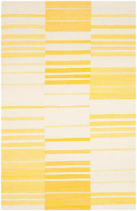 Safavieh Kilim Klm953D Gold / Ivory Striped Area Rug