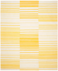 Safavieh Kilim Klm953D Gold / Ivory Striped Area Rug