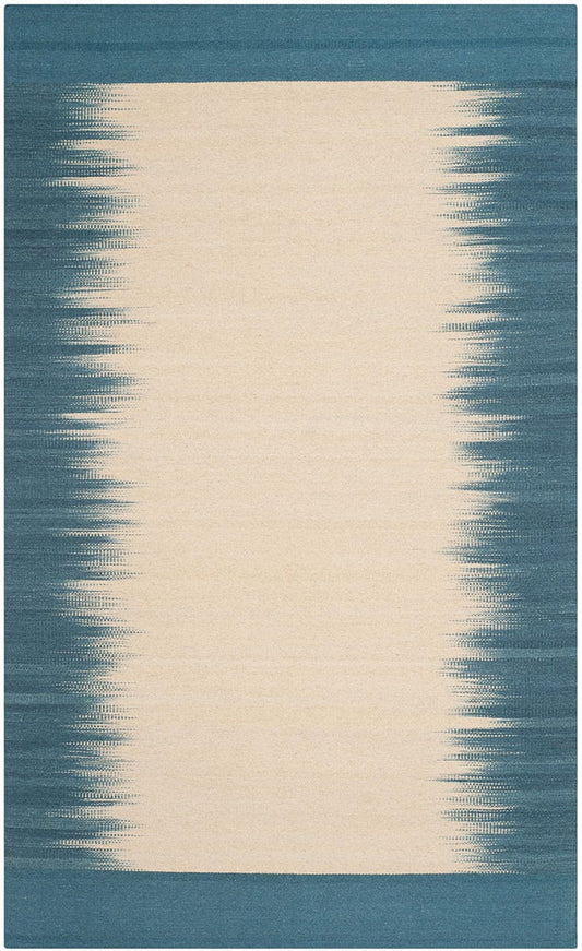 Safavieh Kilim Klm961A Beige / Light Blue Bordered Area Rug