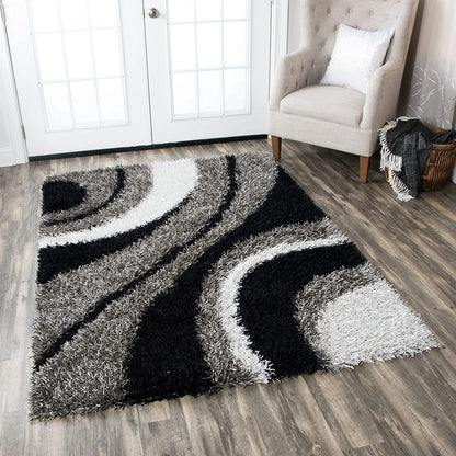 Rizzy Kempton KM-2323 Gray Geometric Area Rug