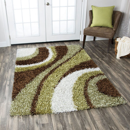 Rizzy Kempton KM-2324 Green Geometric Area Rug