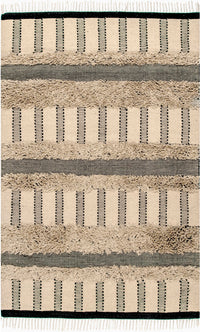 Nuloom Rosalyn Ziggy Stripes Nro3326A Tan Area Rug