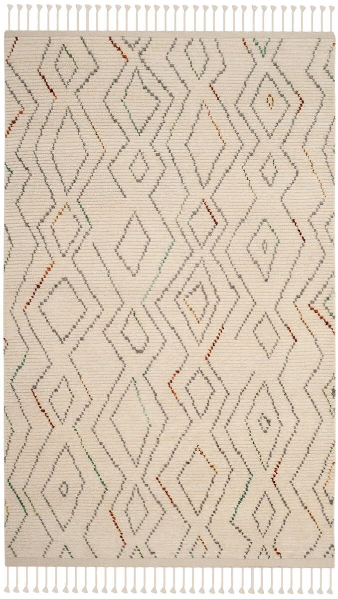 Safavieh Kenya Kny116A Ivory / Multi Moroccan Area Rug