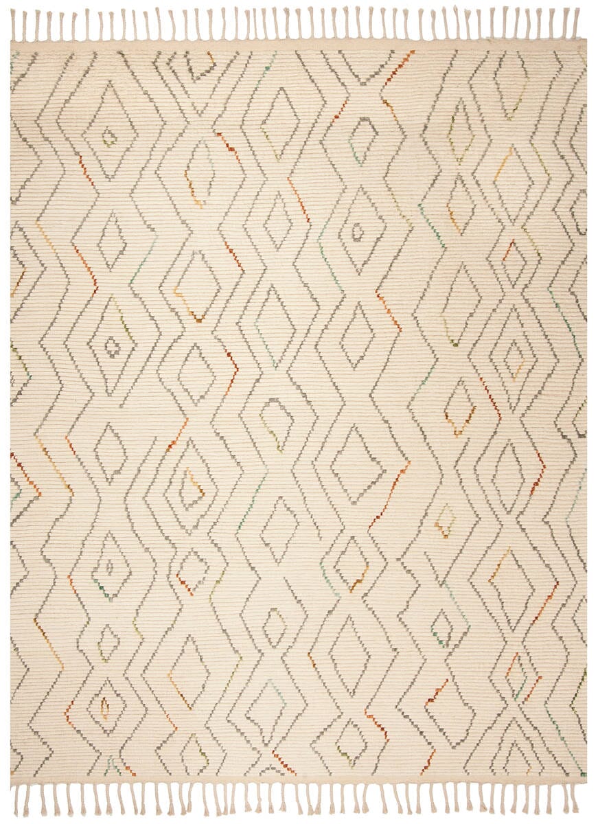 Safavieh Kenya Kny116A Ivory / Multi Moroccan Area Rug