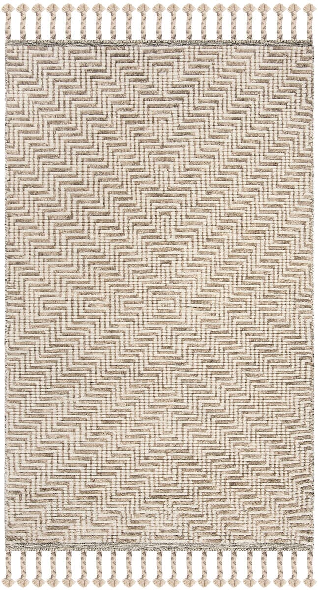 Safavieh Kenya Kny150A Ivory / Grey Moroccan Area Rug