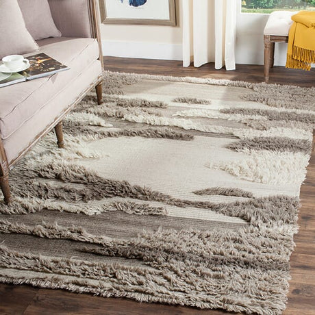 Safavieh Kenya Kny224A Ivory / Grey Rugs.