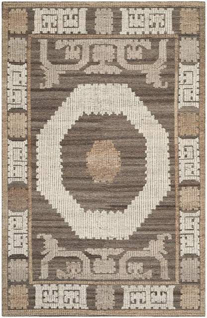 Safavieh Kenya Kny313A Ivory / Brown Area Rug