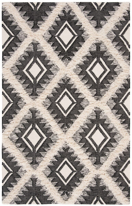 Safavieh Kenya Kny453Z Black / Ivory Rugs.