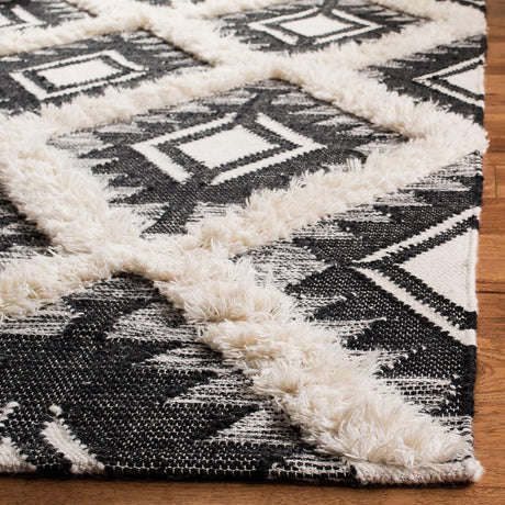 Safavieh Kenya Kny453Z Black / Ivory Rugs.