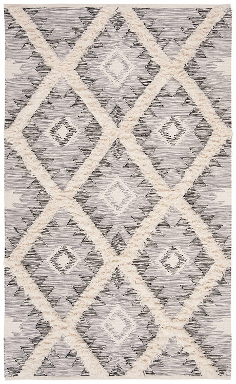 Safavieh Kenya Kny455H Charcoal / Ivory Rugs.