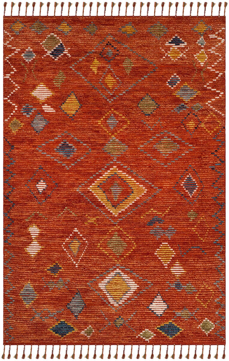 Safavieh Kenya Kny545A Red / Multi Southwestern Area Rug